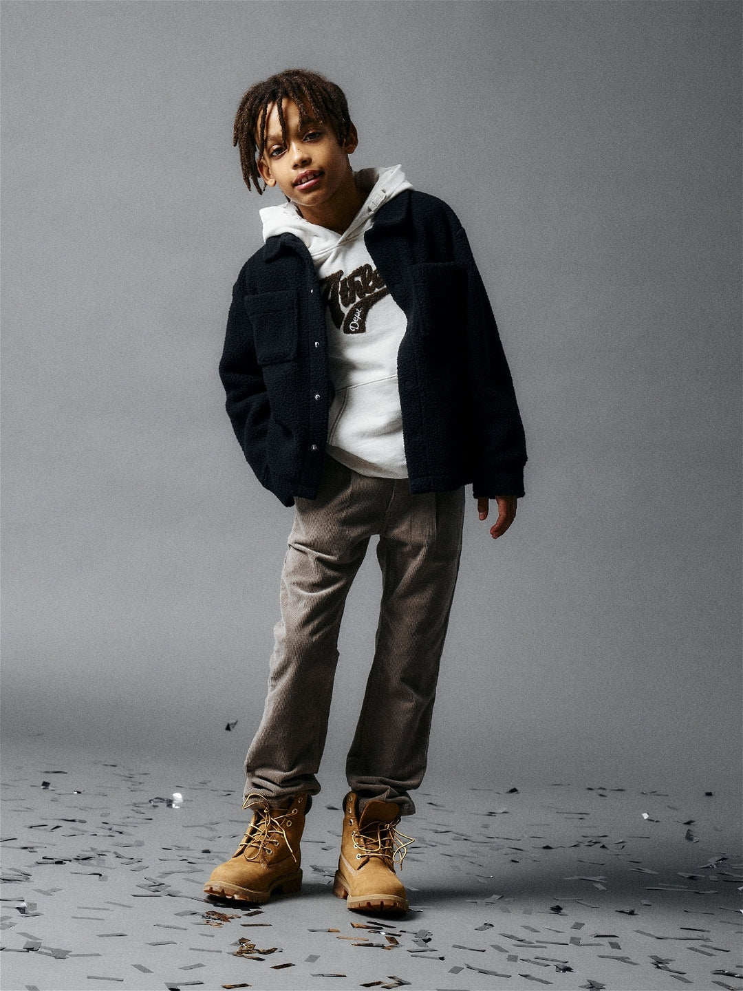 Kids trui RIFLE Peyote Melange Standard Fit