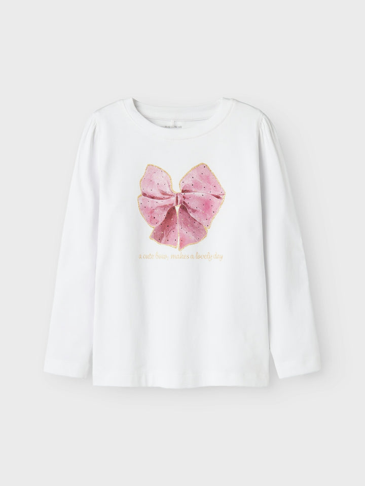 Mini Langarmshirt ROSALIND Bright White Standard Fit