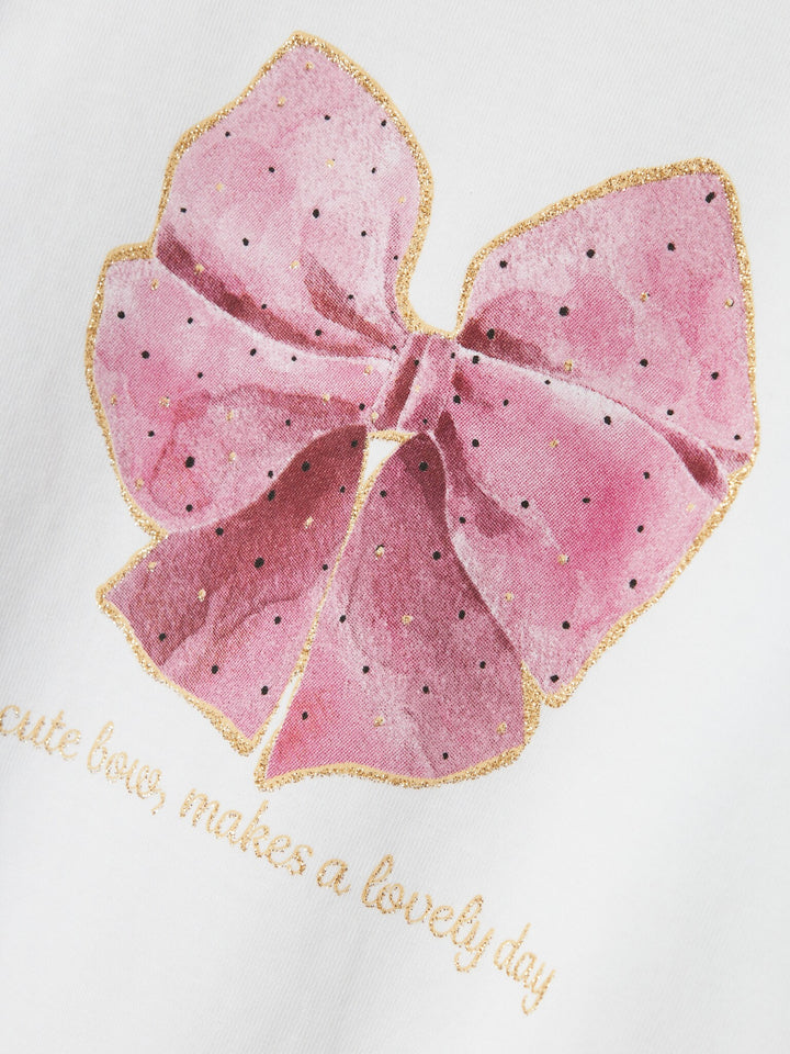 Mini Langarmshirt ROSALIND Bright White Standard Fit