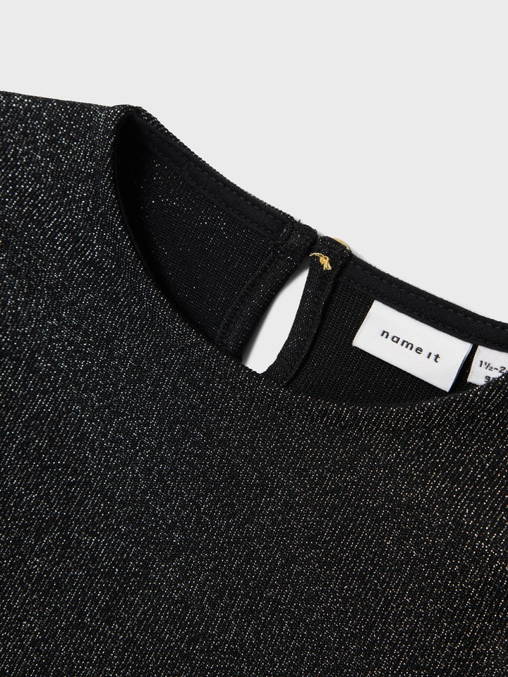 Mini longsleeve ROISIN Black Regular Fit