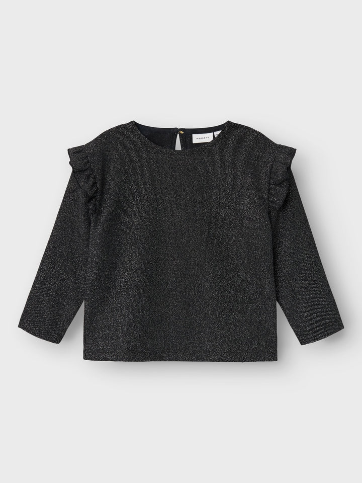 Mini longsleeve ROISIN Black Regular Fit