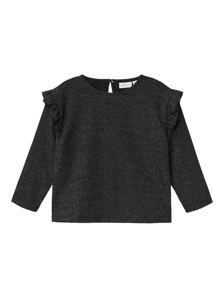 Mini longsleeve ROISIN Black Regular Fit