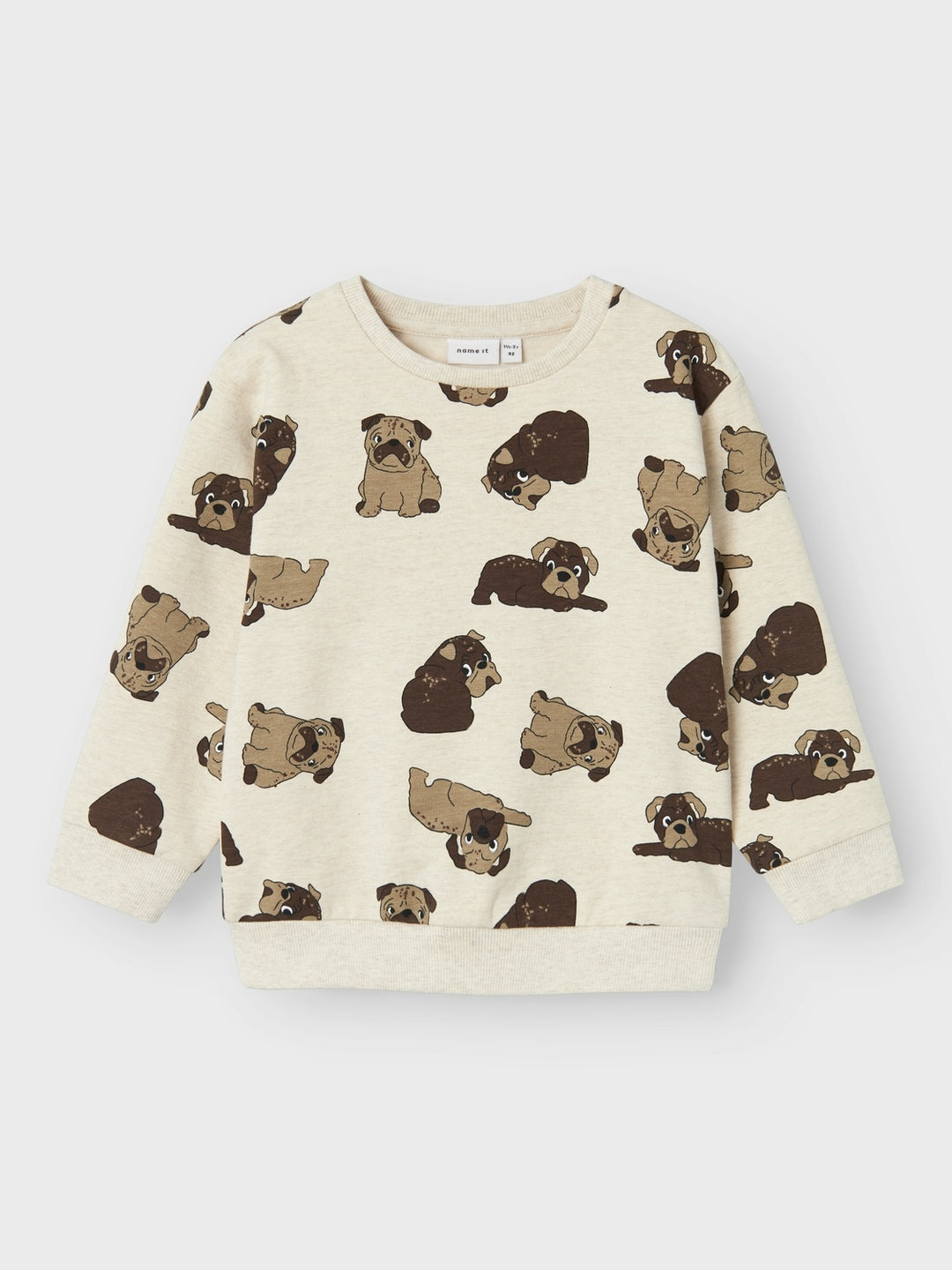 Mini Pullover RASMUS Peyote Melange Regular Fit