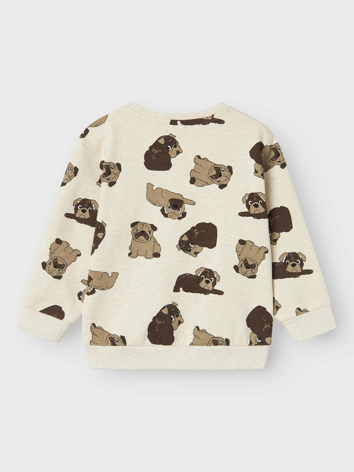 Mini Pullover RASMUS Peyote Melange Regular Fit