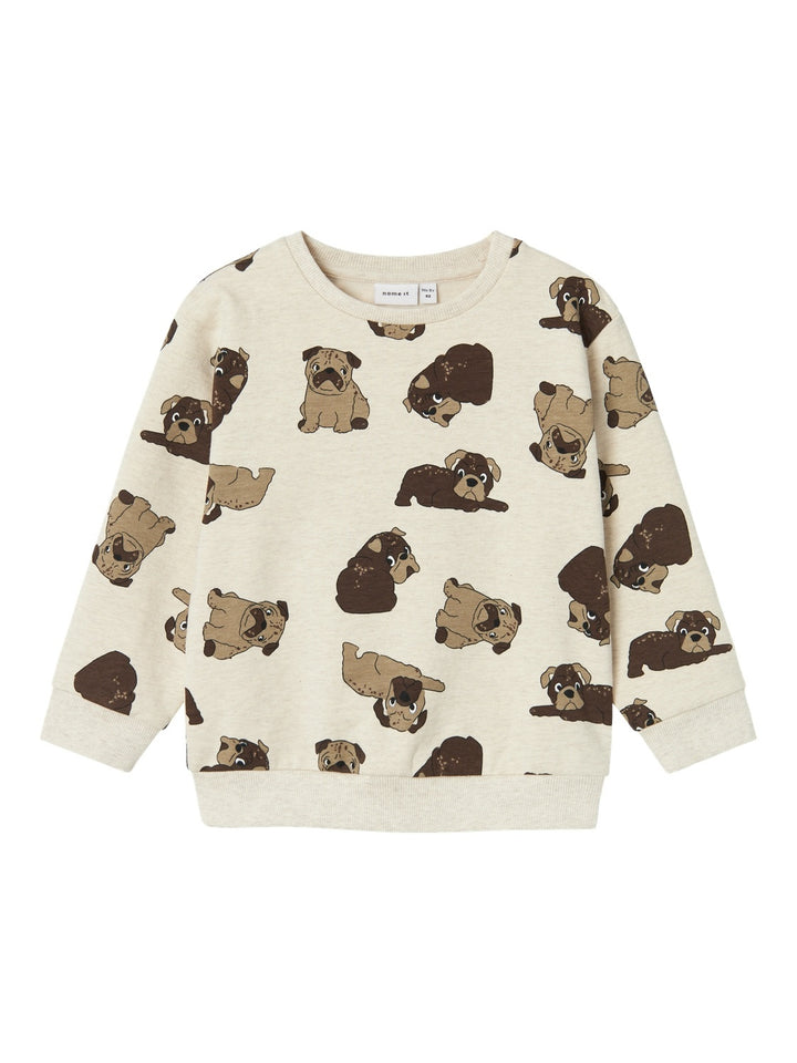 Mini Pullover RASMUS Peyote Melange Regular Fit