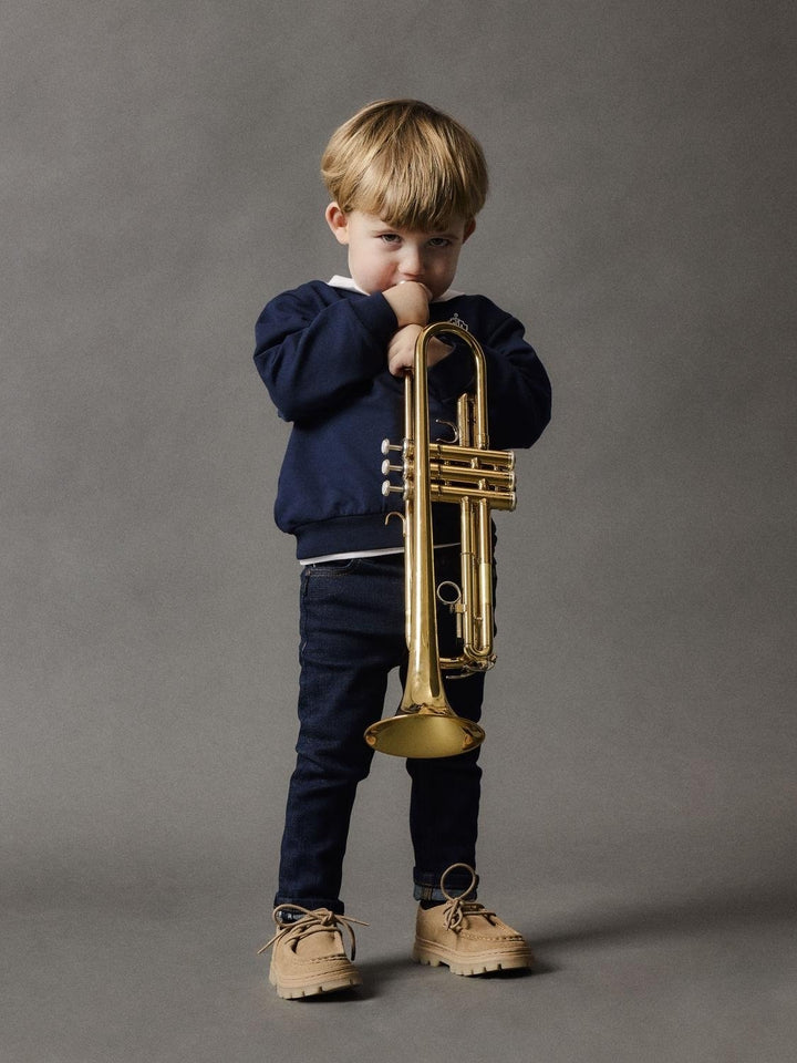 Mini Pullover RON Dark Sapphire Regular Fit