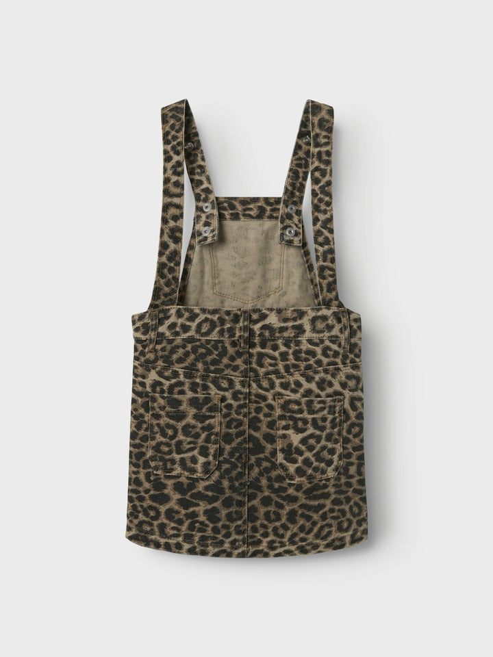 Mini jurk OPHELIA Silver Mink LEOPARD Regular Fit