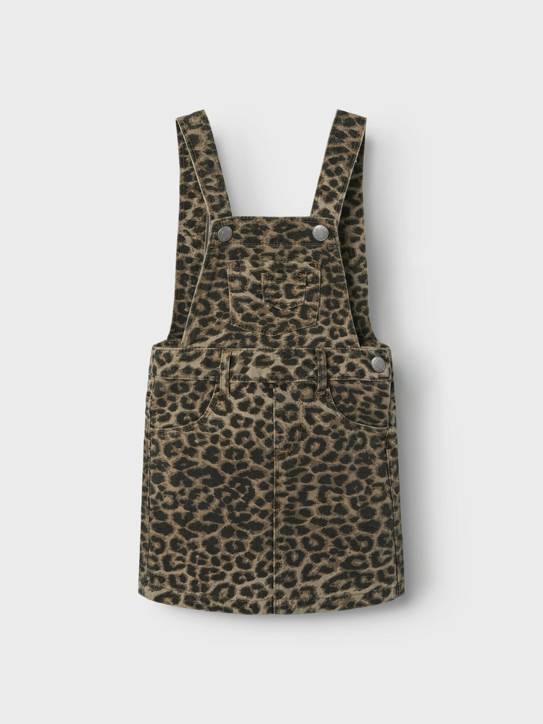 Mini jurk OPHELIA Silver Mink LEOPARD Regular Fit