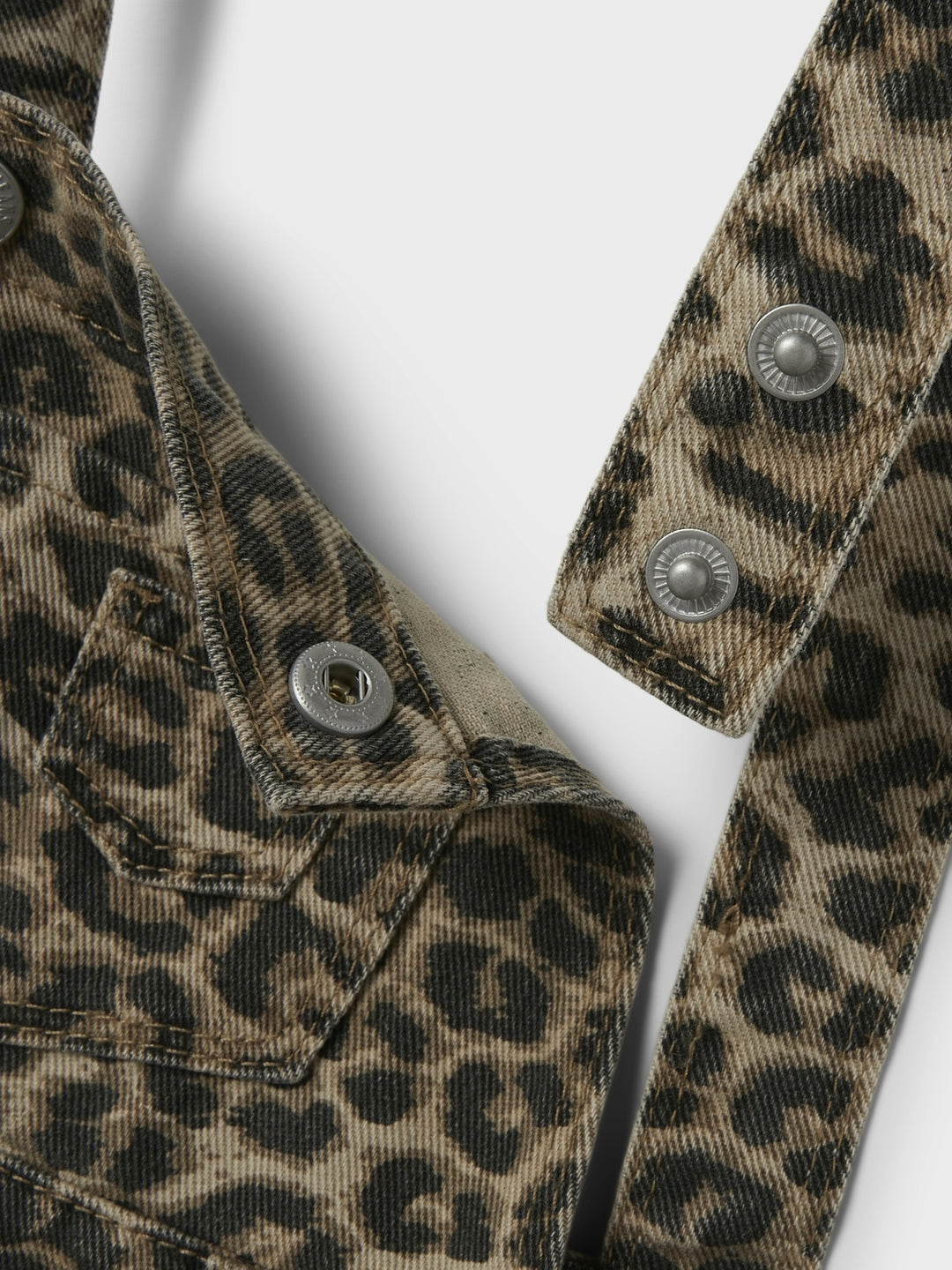 Mini jurk OPHELIA Silver Mink LEOPARD Regular Fit