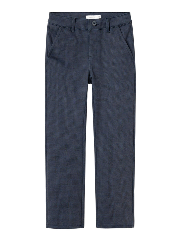 Kids broek SILAS Navy Blazer CHECKS Xslim Fit
