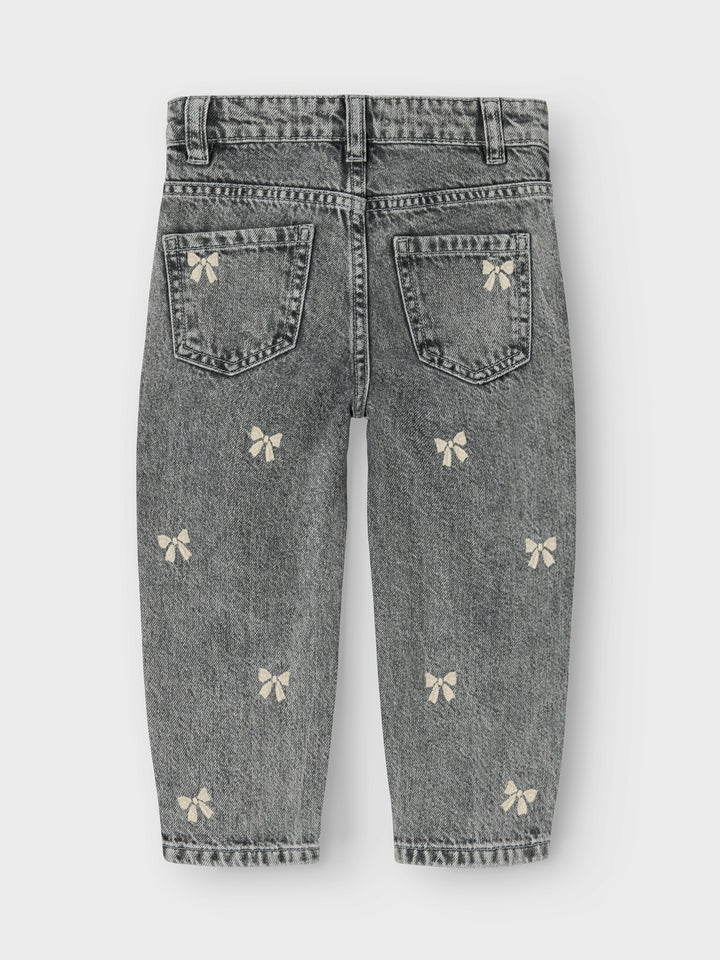 Mini spijkerbroek BELLA Medium Grey Denim Mom Fit