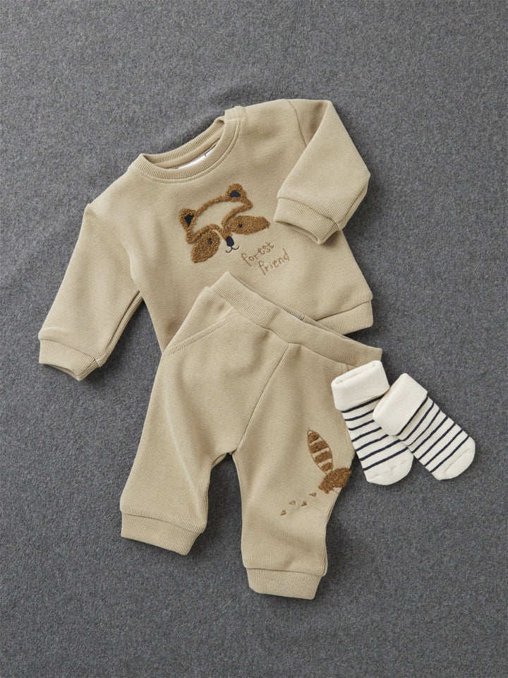 Baby broek SALT Weathered Teak Regular Fit