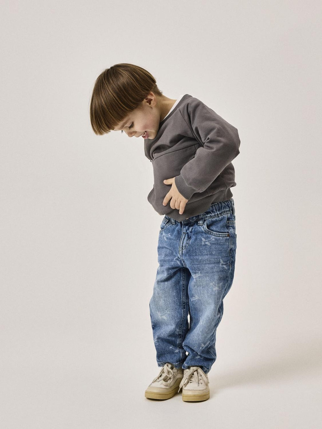 Mini spijkerbroek SILAS Medium Blue Denim Tapered Fit