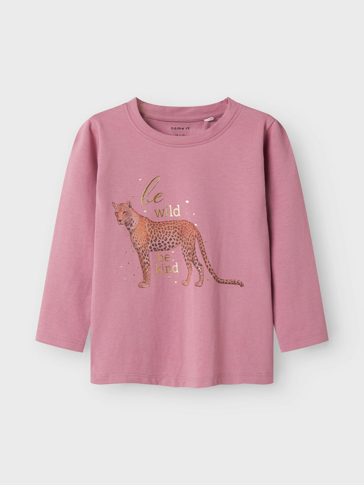 Mini longsleeve SUSANNA Mauve Orchid Slim Fit