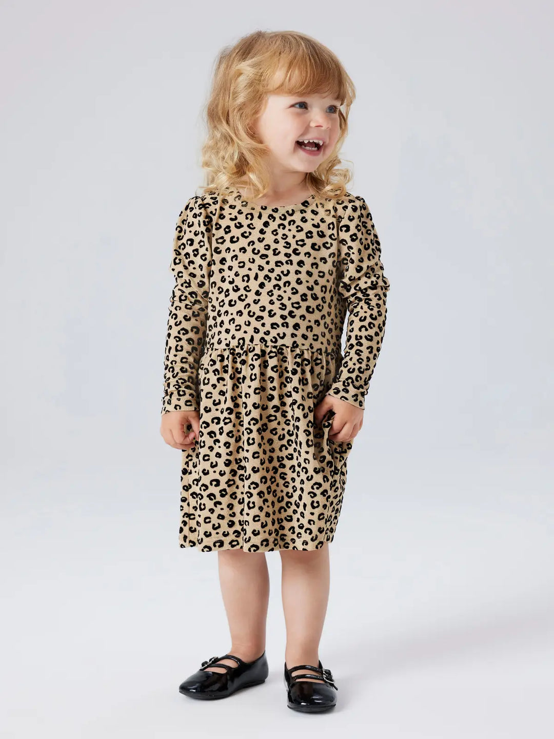 REBEKKA jurk - bruin