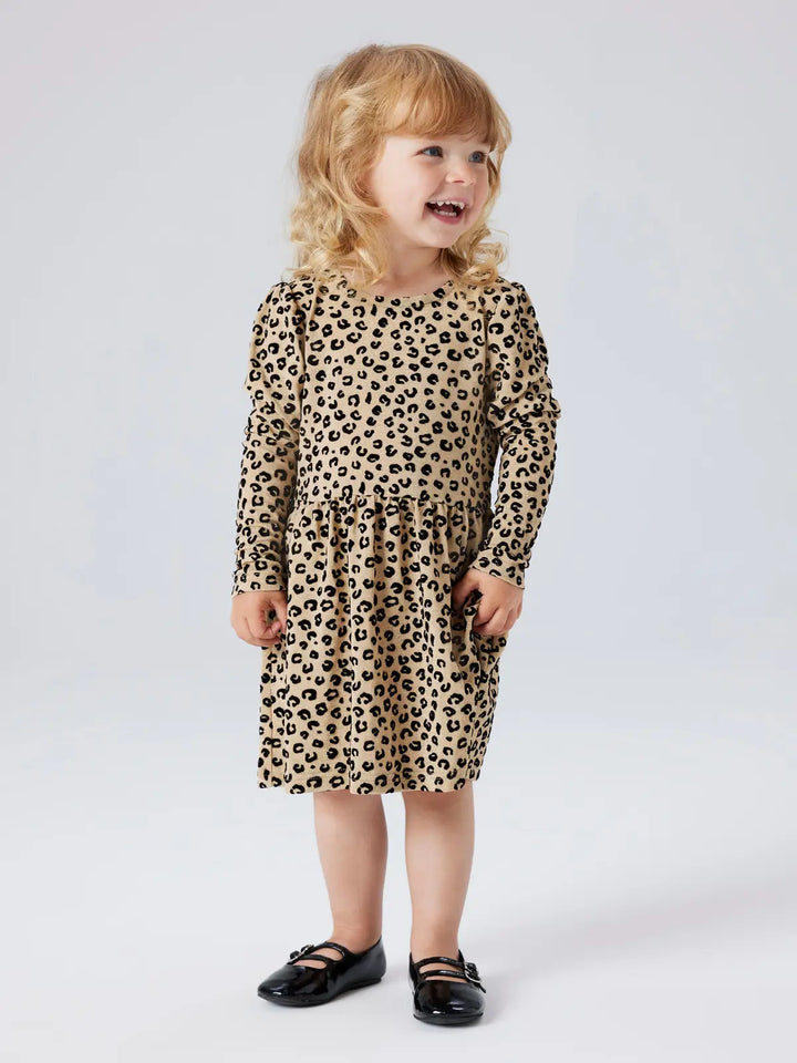 REBEKKA jurk - bruin