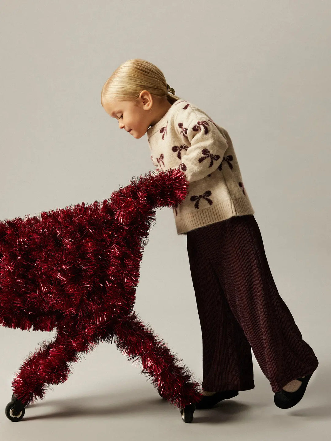 RISILK broek - paars