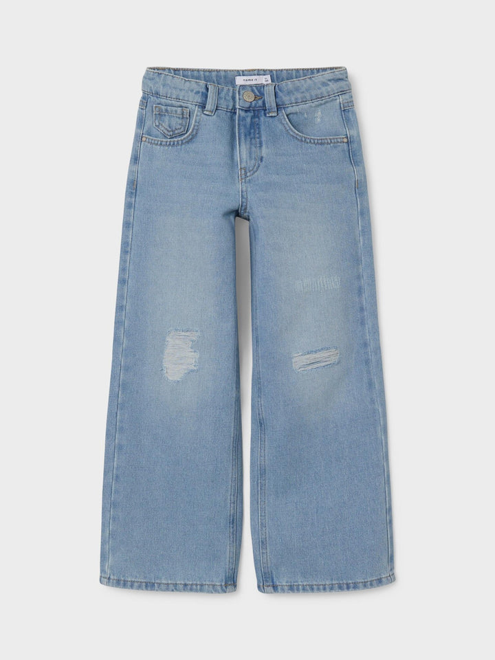 Kinderjeans ROSE Hellblauer Denim Reguläre Passform