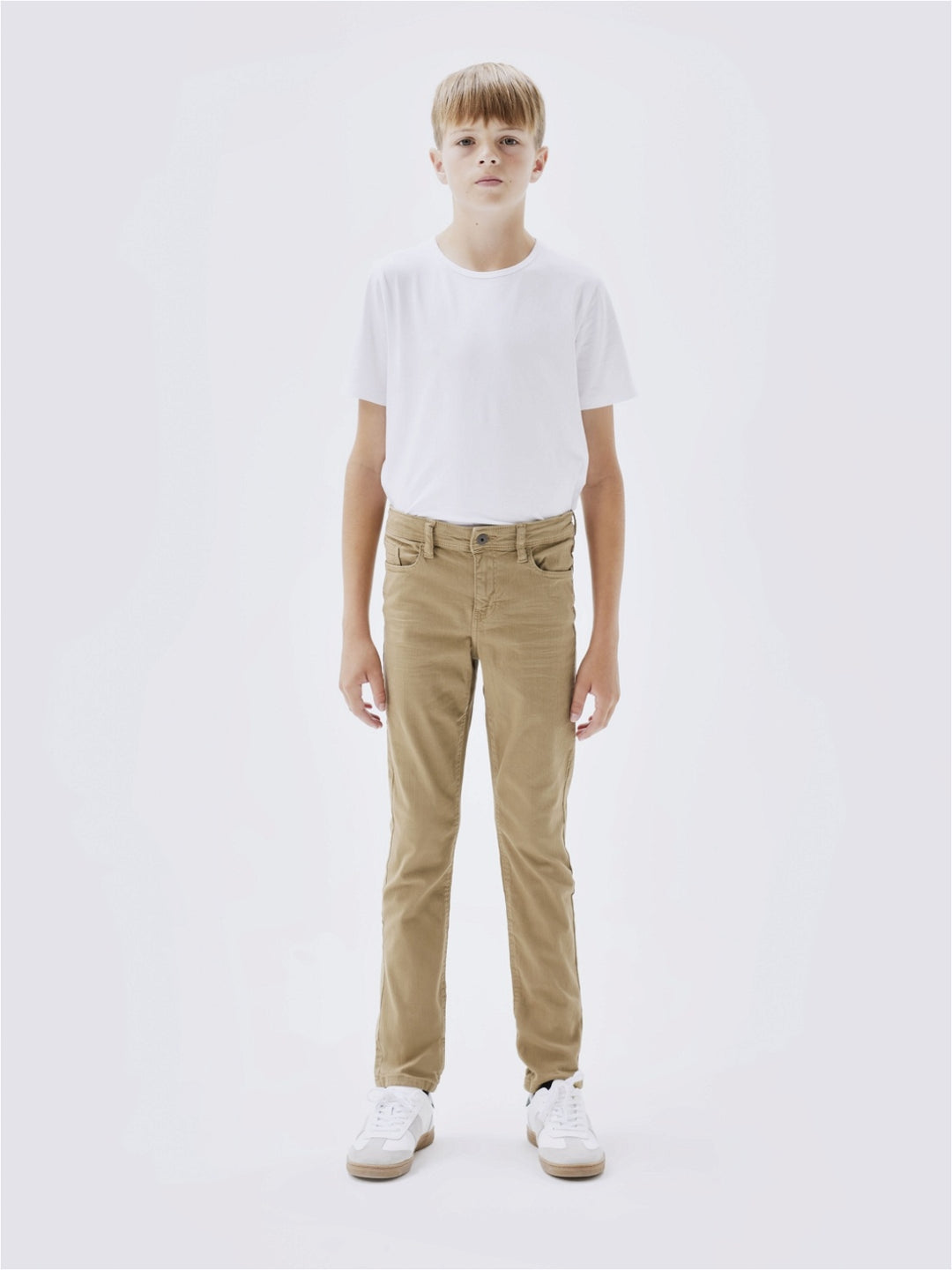 Kids broek THEO Kelp Xslim Fit