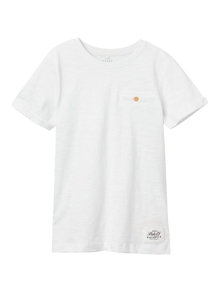 Kids T - shirt VINCENT Bright White Regular Fit