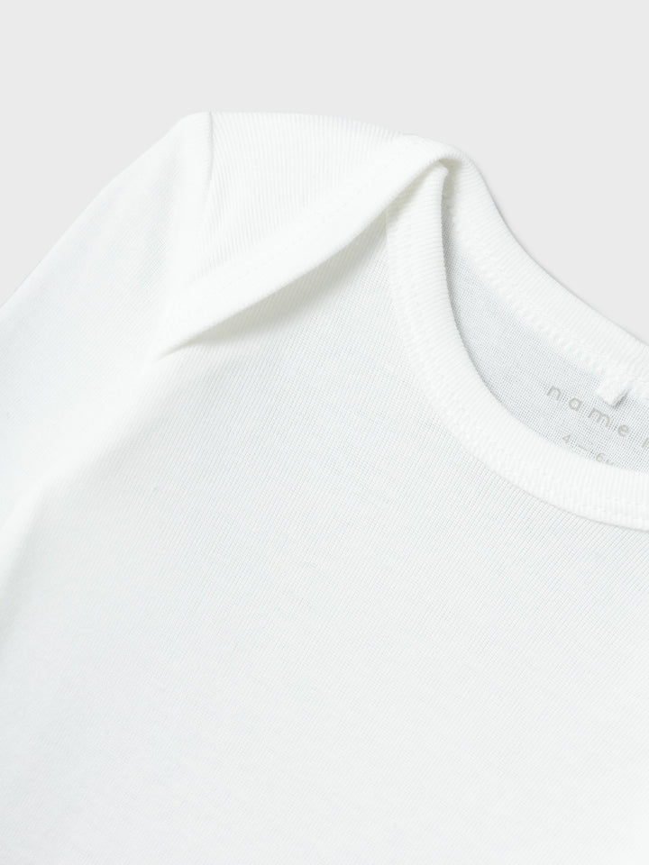 Baby romper 2P SOLID WHITE Bright White