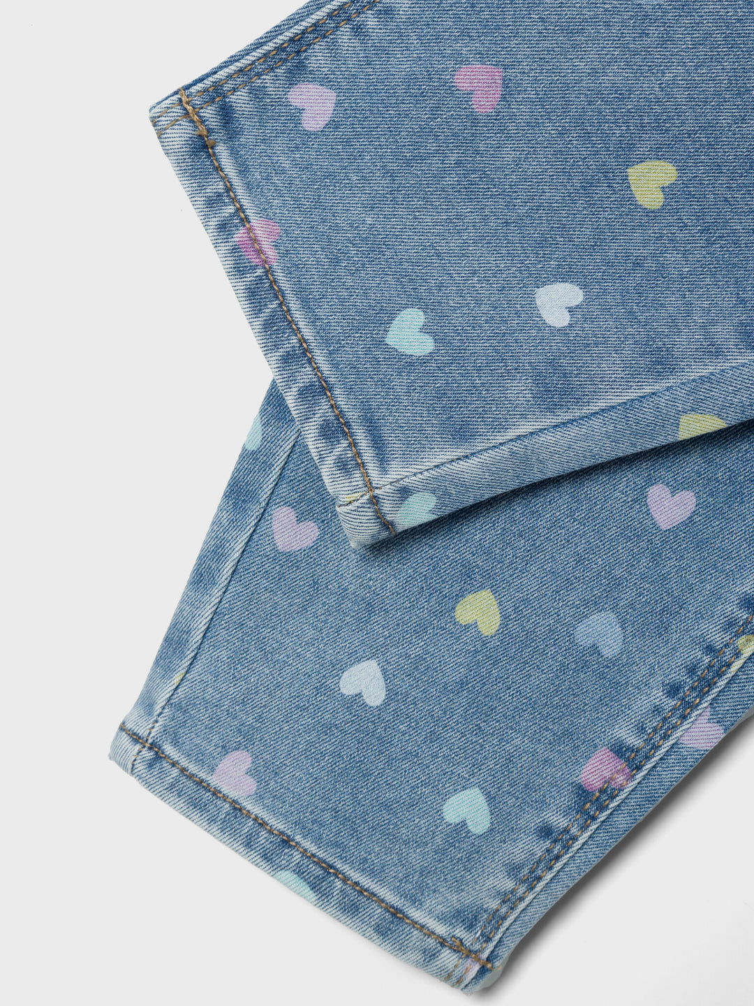 Mini Jeans BELLA Medium Blue Denim HERZEN Mom Fit