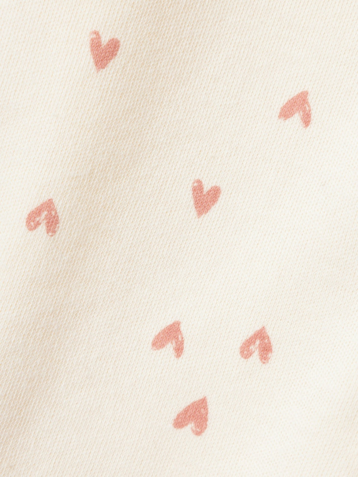 Baby pyjama BUTTERCREAM HEARTS Buttercream