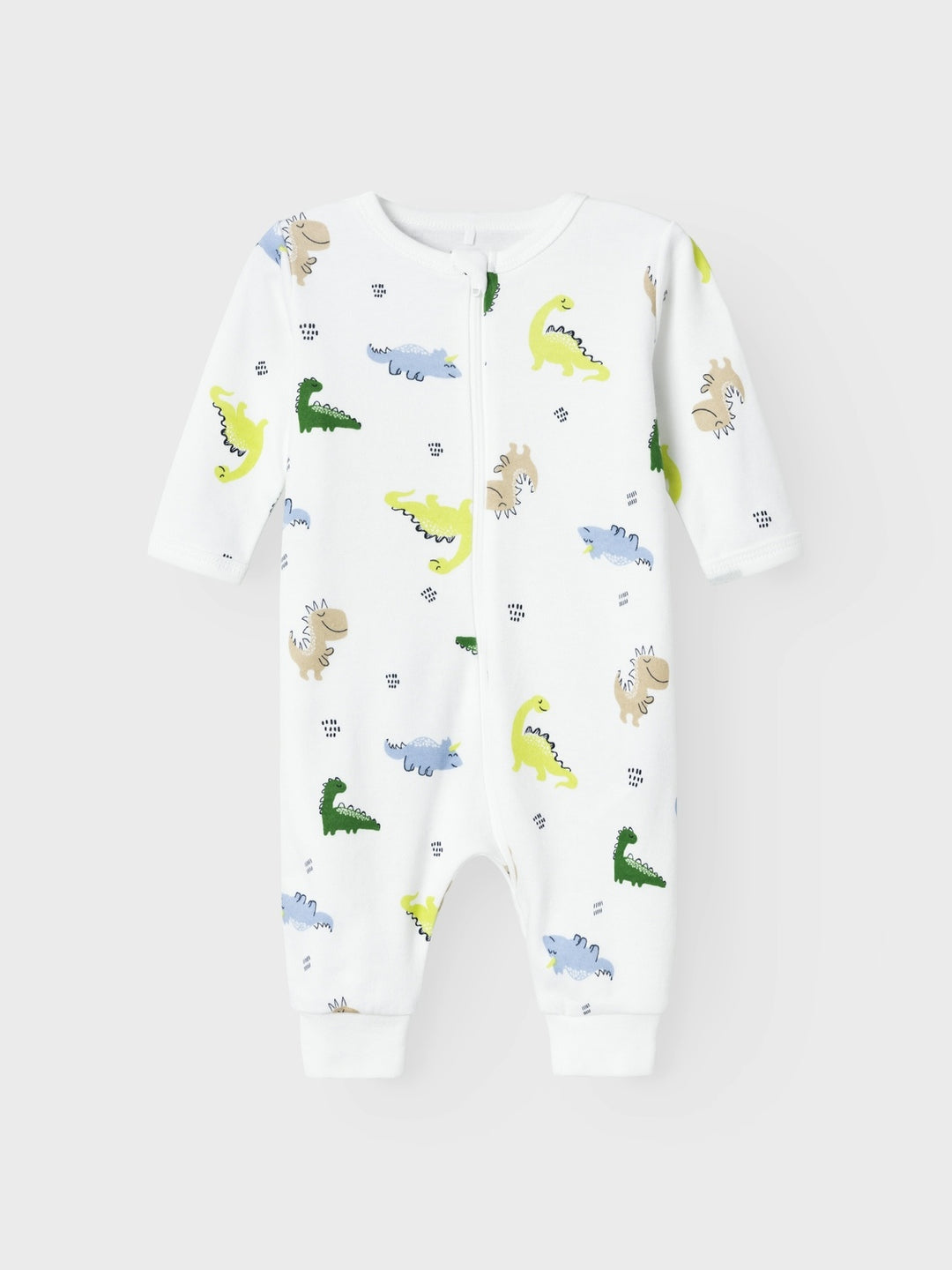 Baby pyjama WILD LIME DINO Bright White