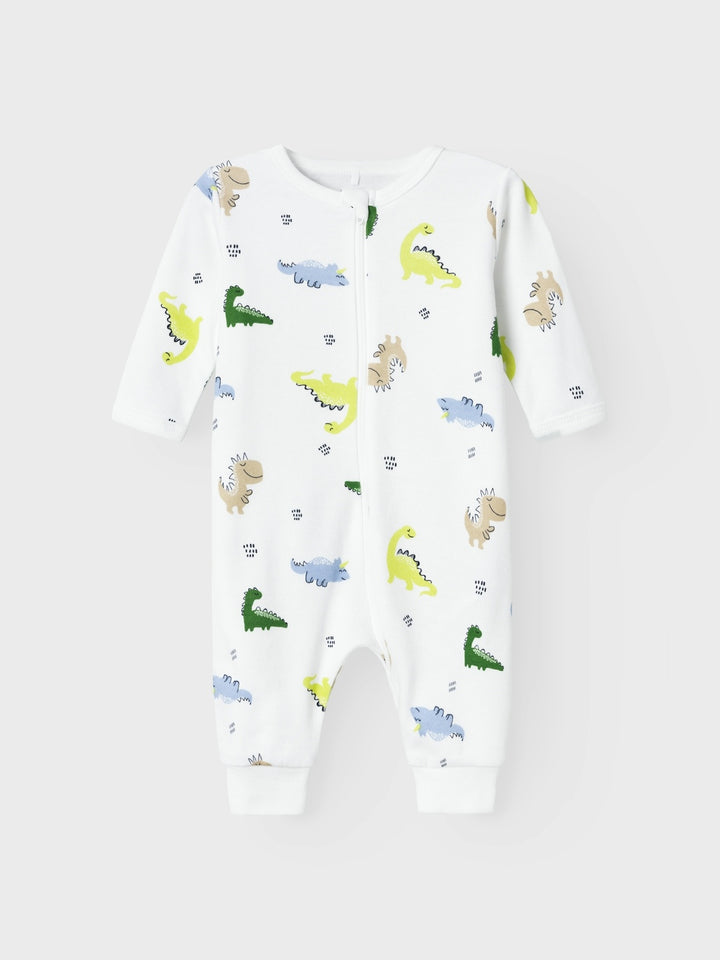 Baby pyjama WILD LIME DINO Bright White