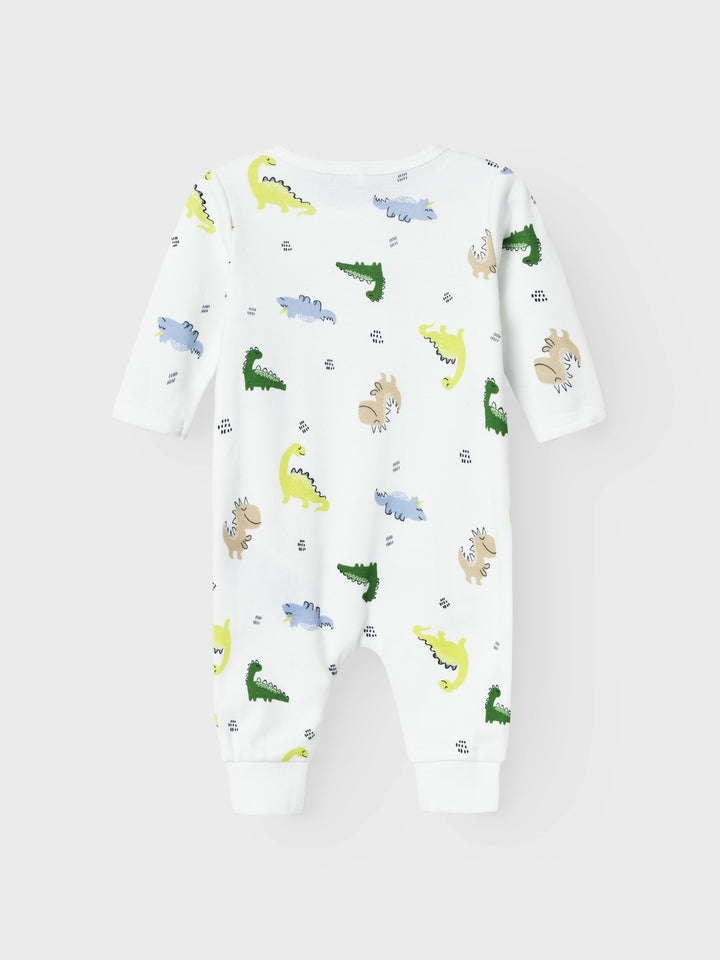 Baby pyjama WILD LIME DINO Bright White