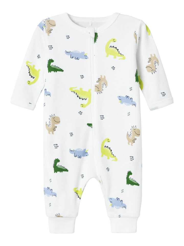 Baby pyjama WILD LIME DINO Bright White