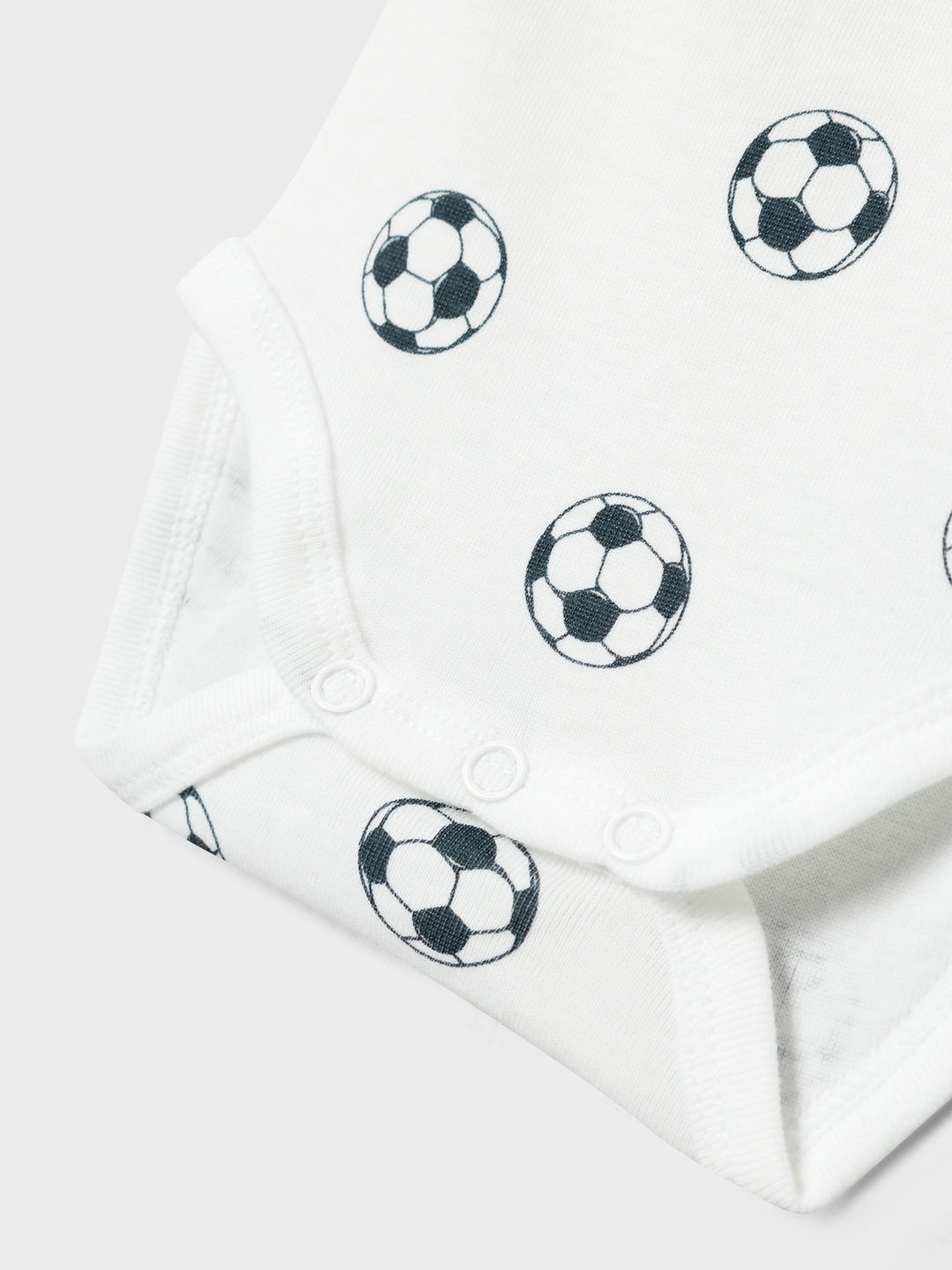Baby romper 2P FOOTBALL Bright White