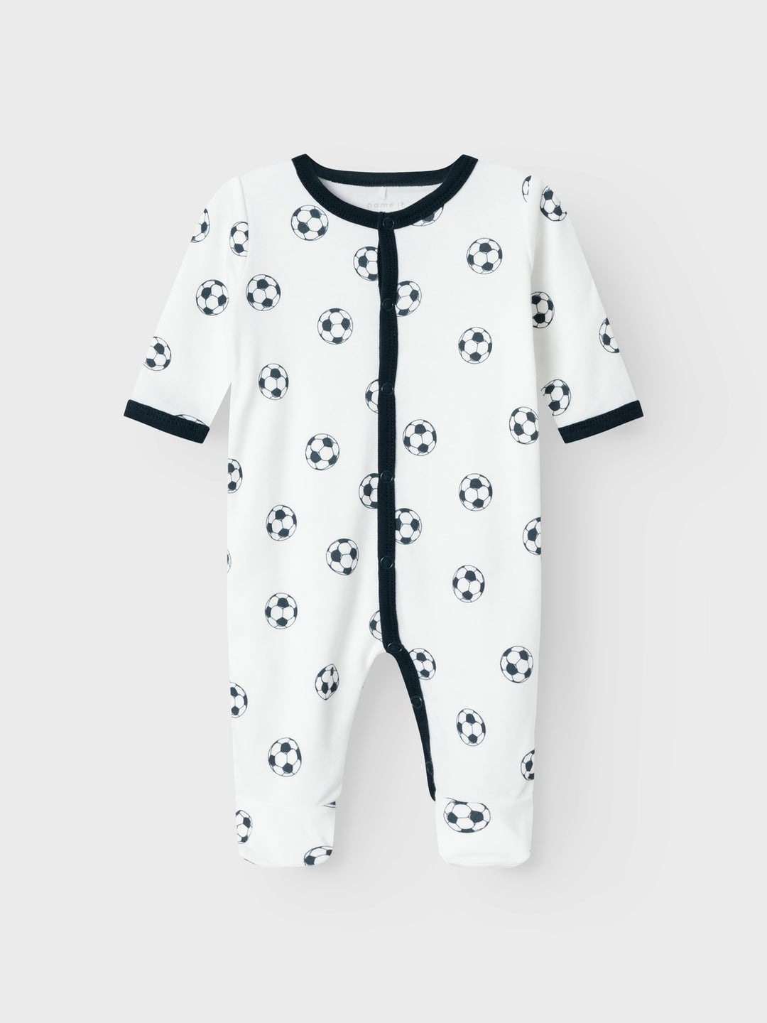 Baby pyjama FOOTBALL Bright White