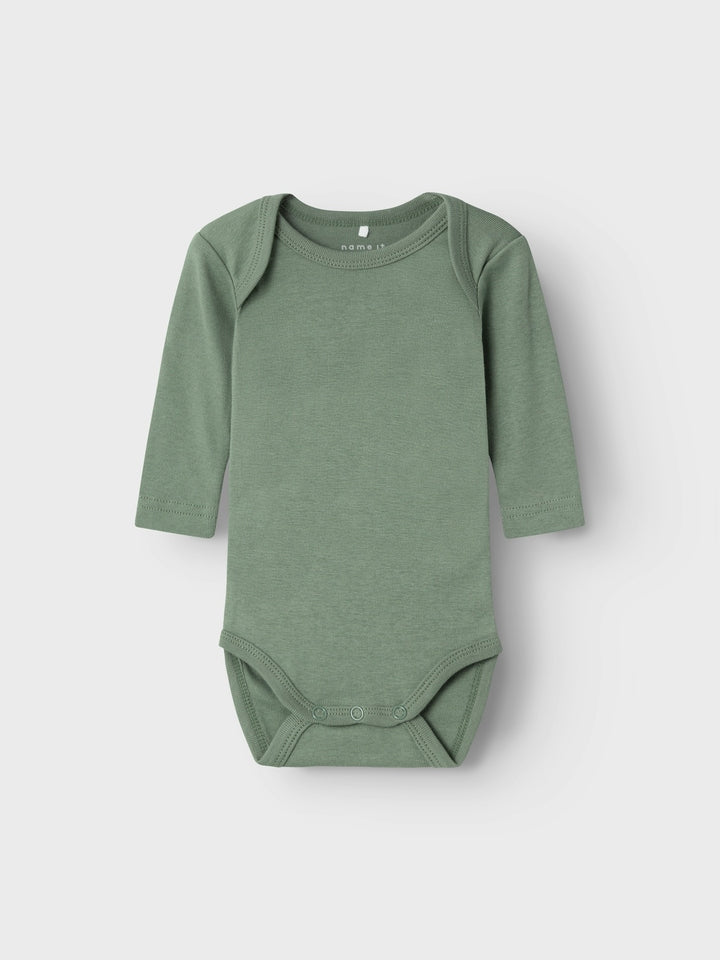 Baby romper 2P WILD LIME DINO Laurel Wreath