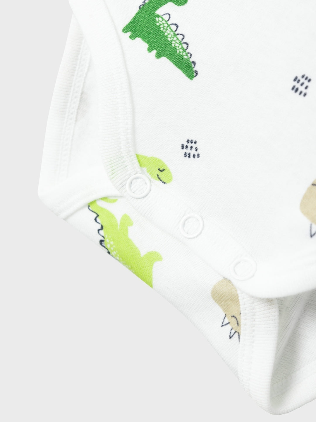 Baby romper 2P WILD LIME DINO Laurel Wreath