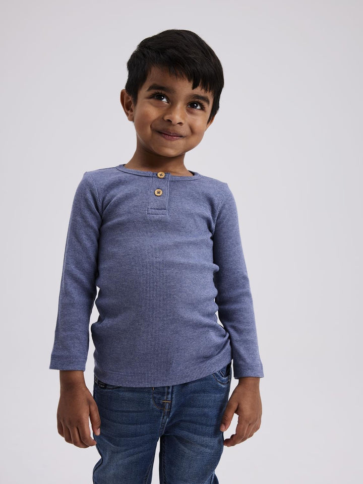 Mini longsleeve KAB Troposphere MELANGE Regular Fit