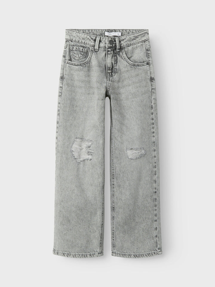 Kids spijkerbroek ROSE Light Grey Denim WIDE