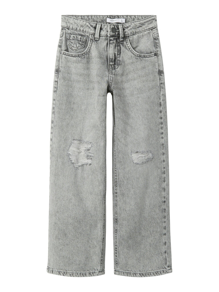 Kids spijkerbroek ROSE Light Grey Denim WIDE