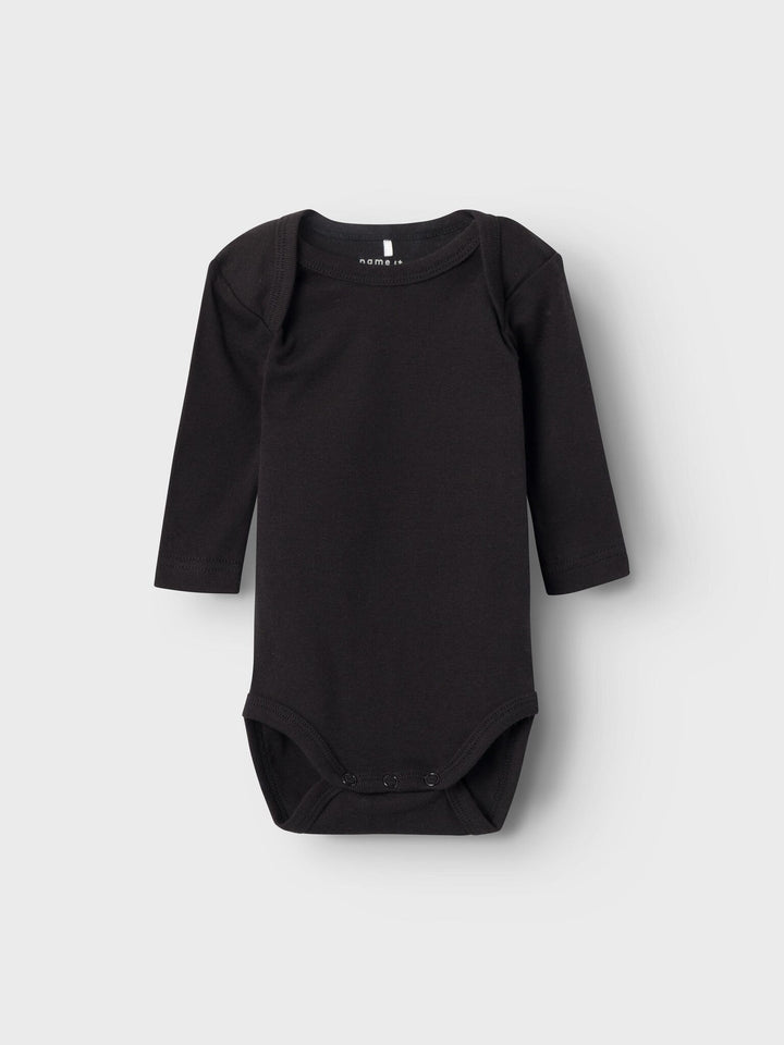 Baby romper 2P SOLID BLACK Black