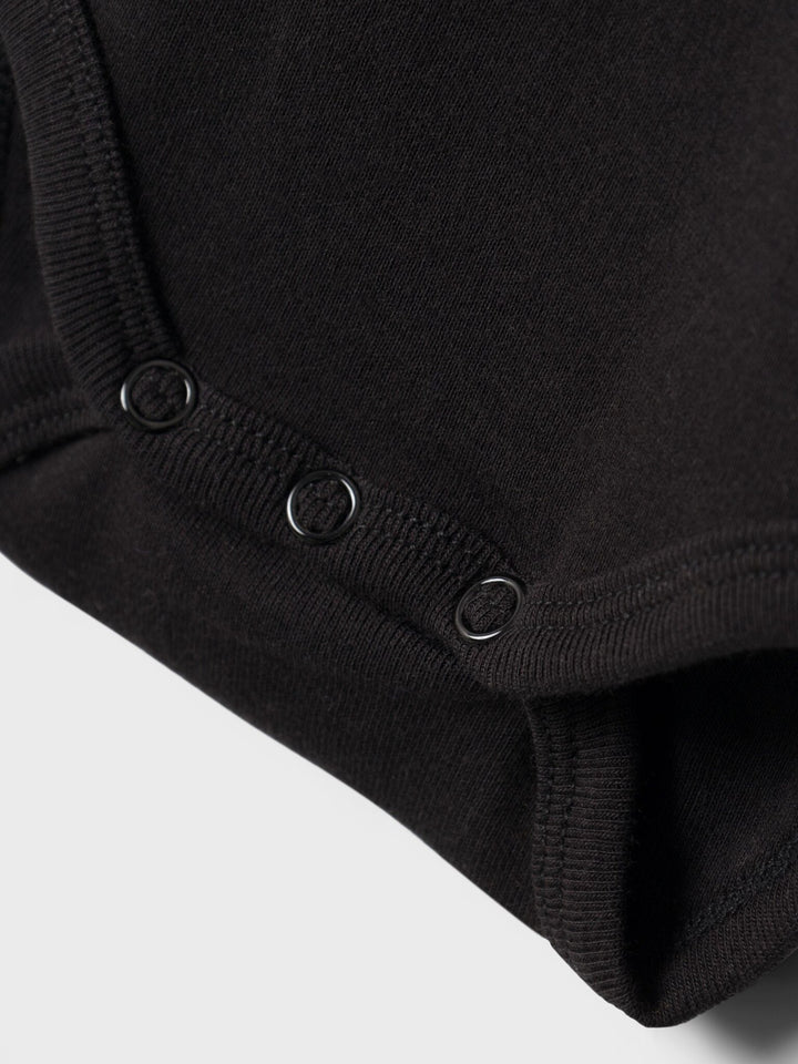 Baby romper 2P SOLID BLACK Black