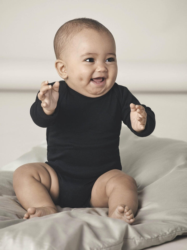 Baby romper 2P SOLID BLACK Black