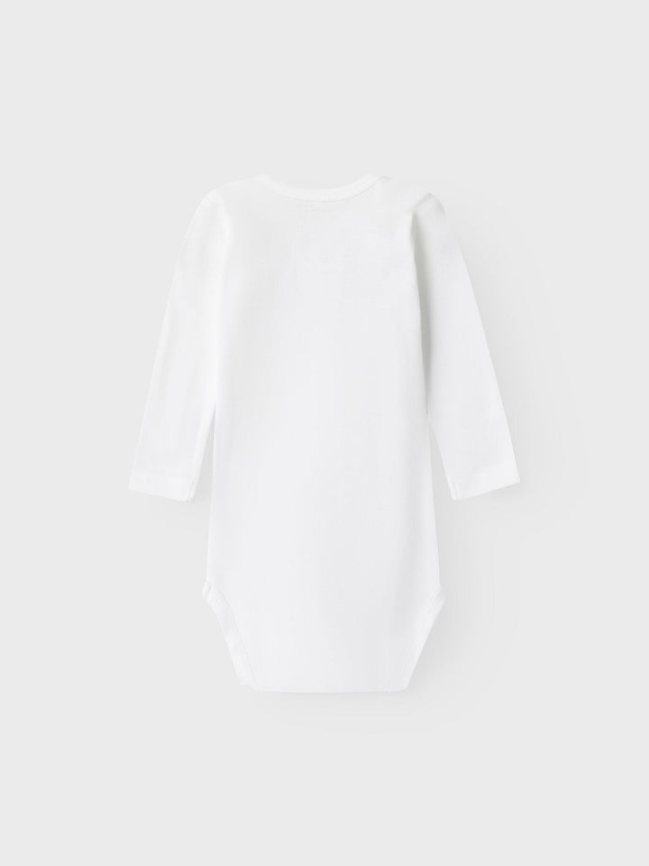 Baby romper 2P FARM ANIMALS Bright White