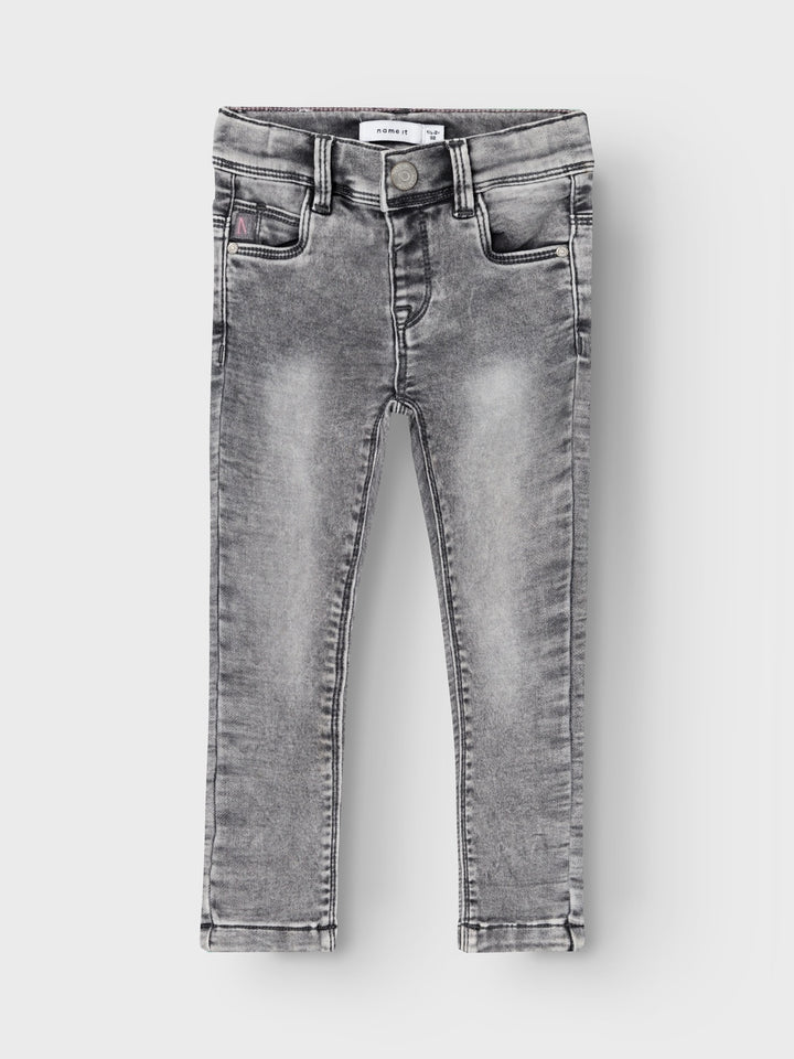 Mini spijkerbroek POLLY Light Grey Denim Skinny Fit
