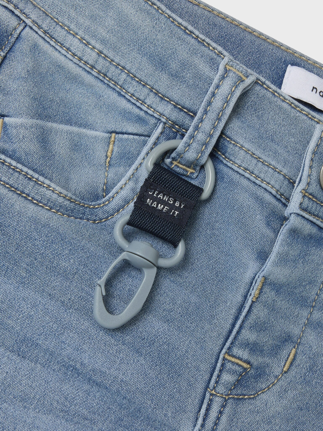 Mini Jeans THEO THAYER Hellblau Denim Xslim Fit