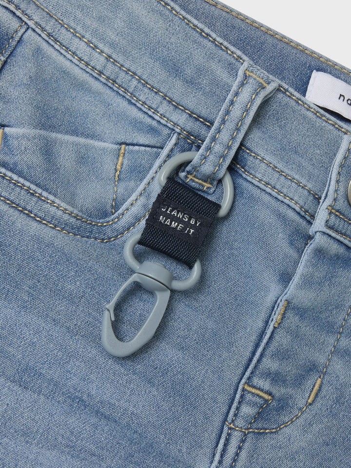 Mini Jeans THEO THAYER Hellblau Denim Xslim Fit