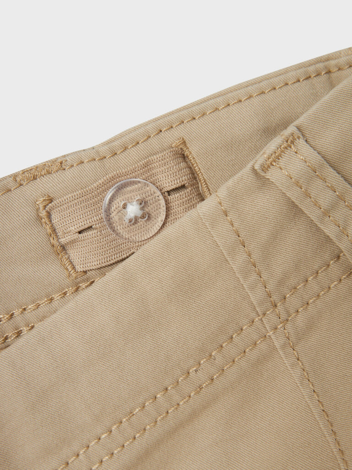 Kids broek RYAN CARGO Oxford Tan Round Fit