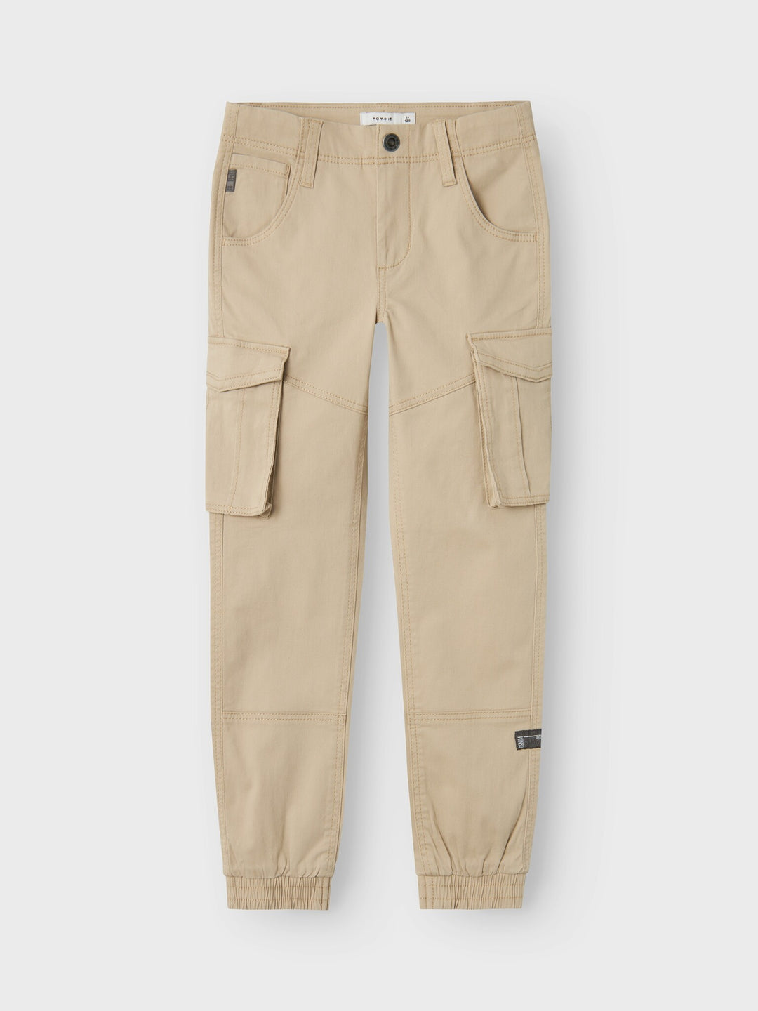 Kids broek RYAN CARGO Oxford Tan Round Fit