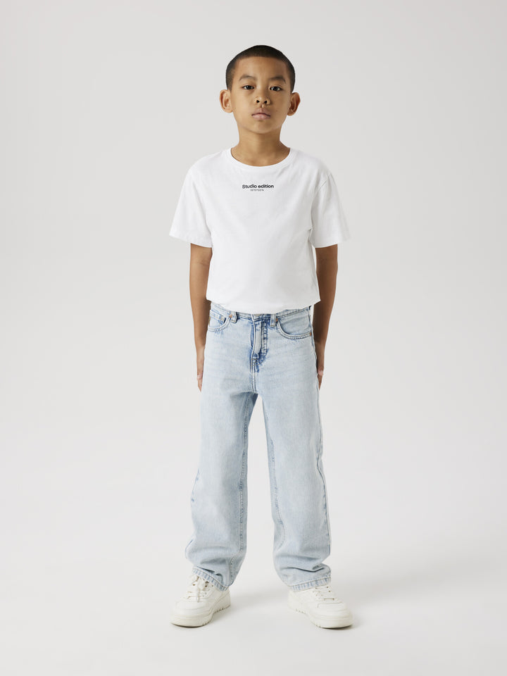 Kids spijkerbroek RYAN Light Blue Denim Straight Fit