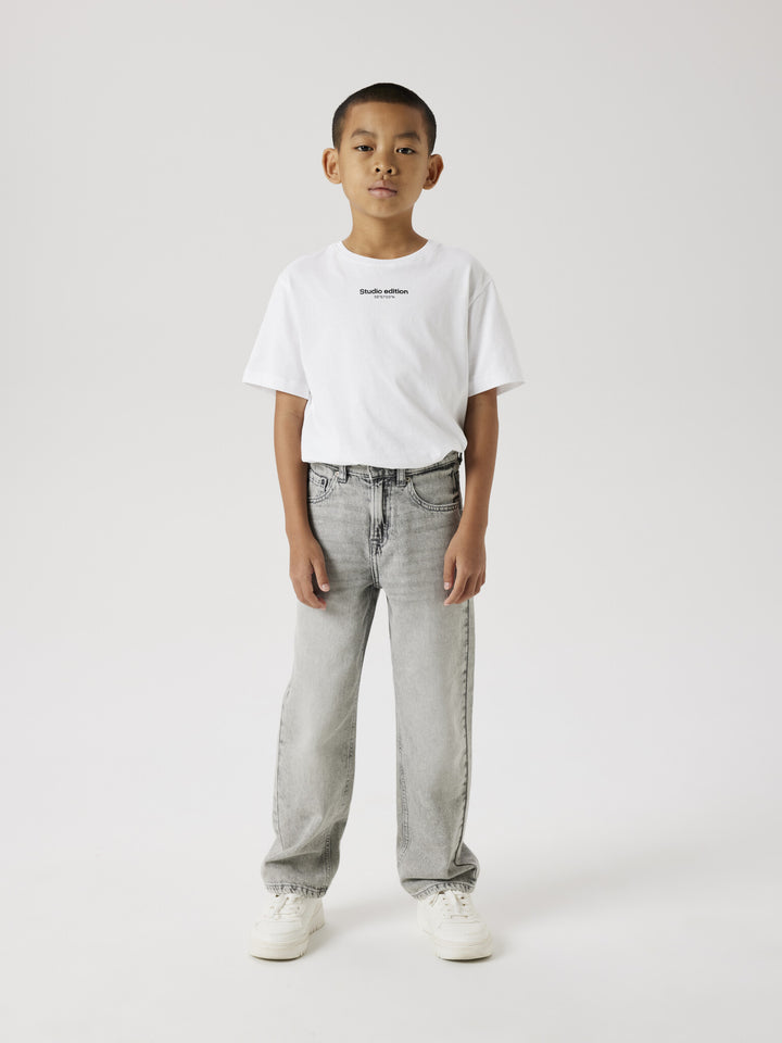 Kids spijkerbroek RYAN Light Grey Denim Straight Fit