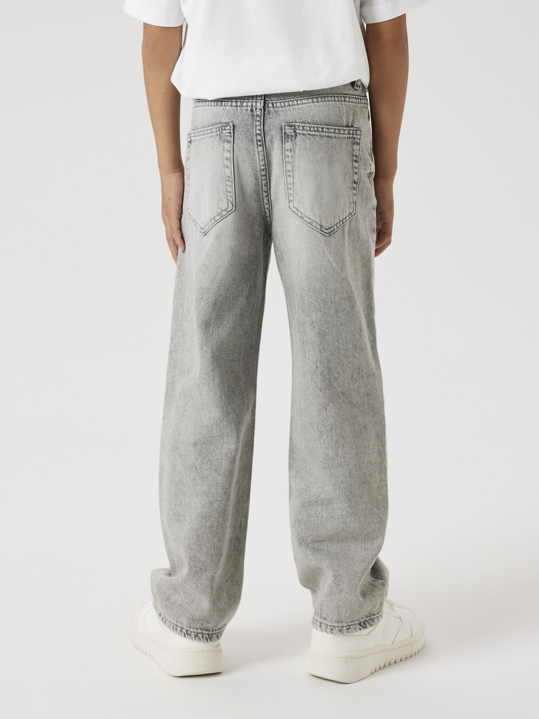 Kids spijkerbroek RYAN Light Grey Denim Straight Fit